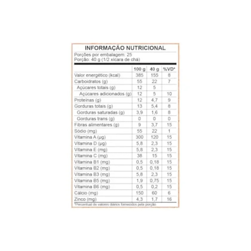 Granola Integral Castanha-de-Caju Jasmine Pacote 1kg
