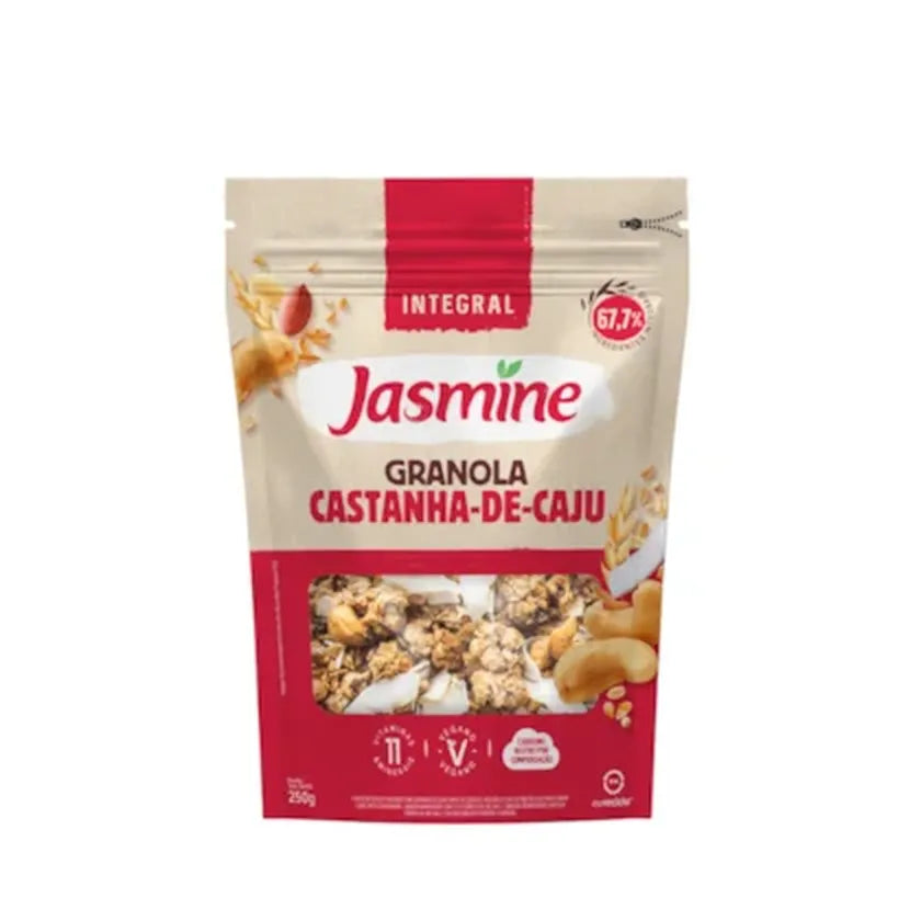Granola Integral Castanha de Caju Jasmine Pacote 250g