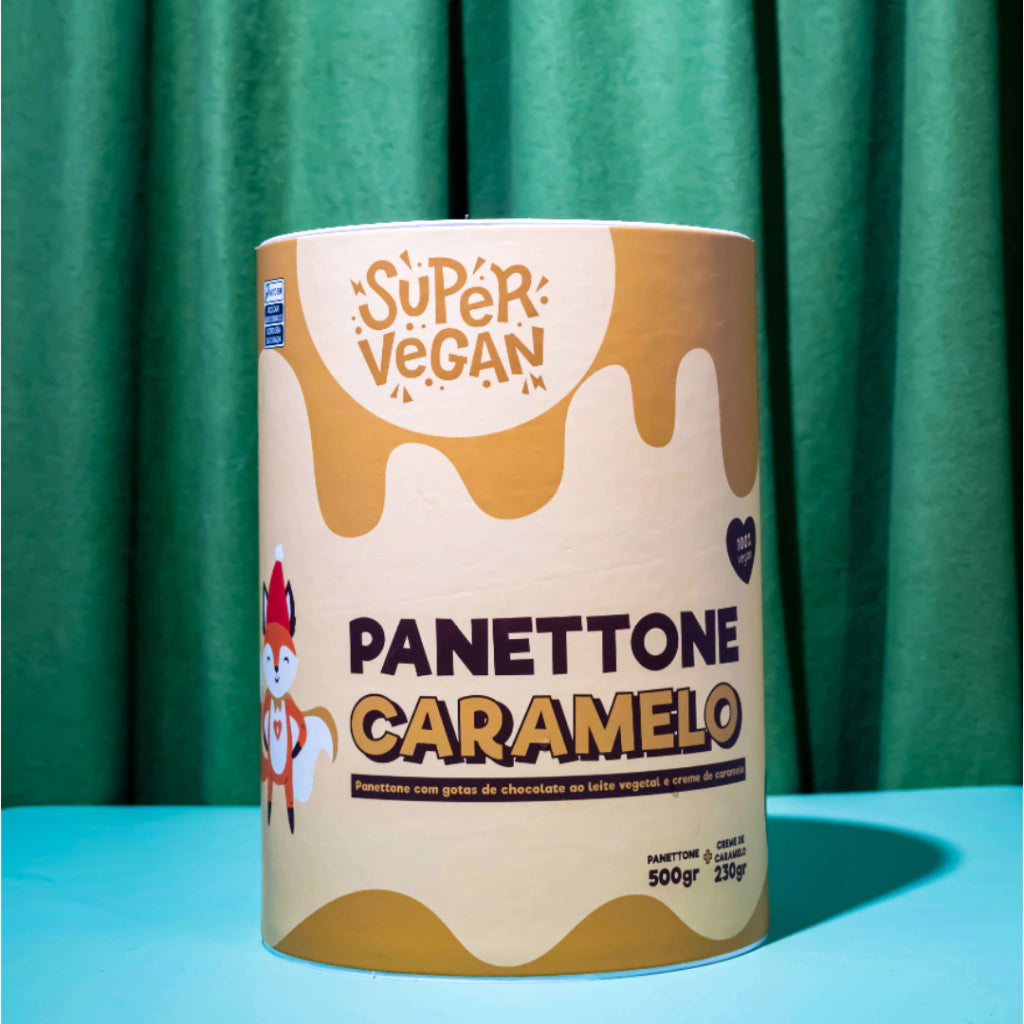 Panettone com Gotas de Chocolate Ao Leite + Creme de Caramelo (730gr)