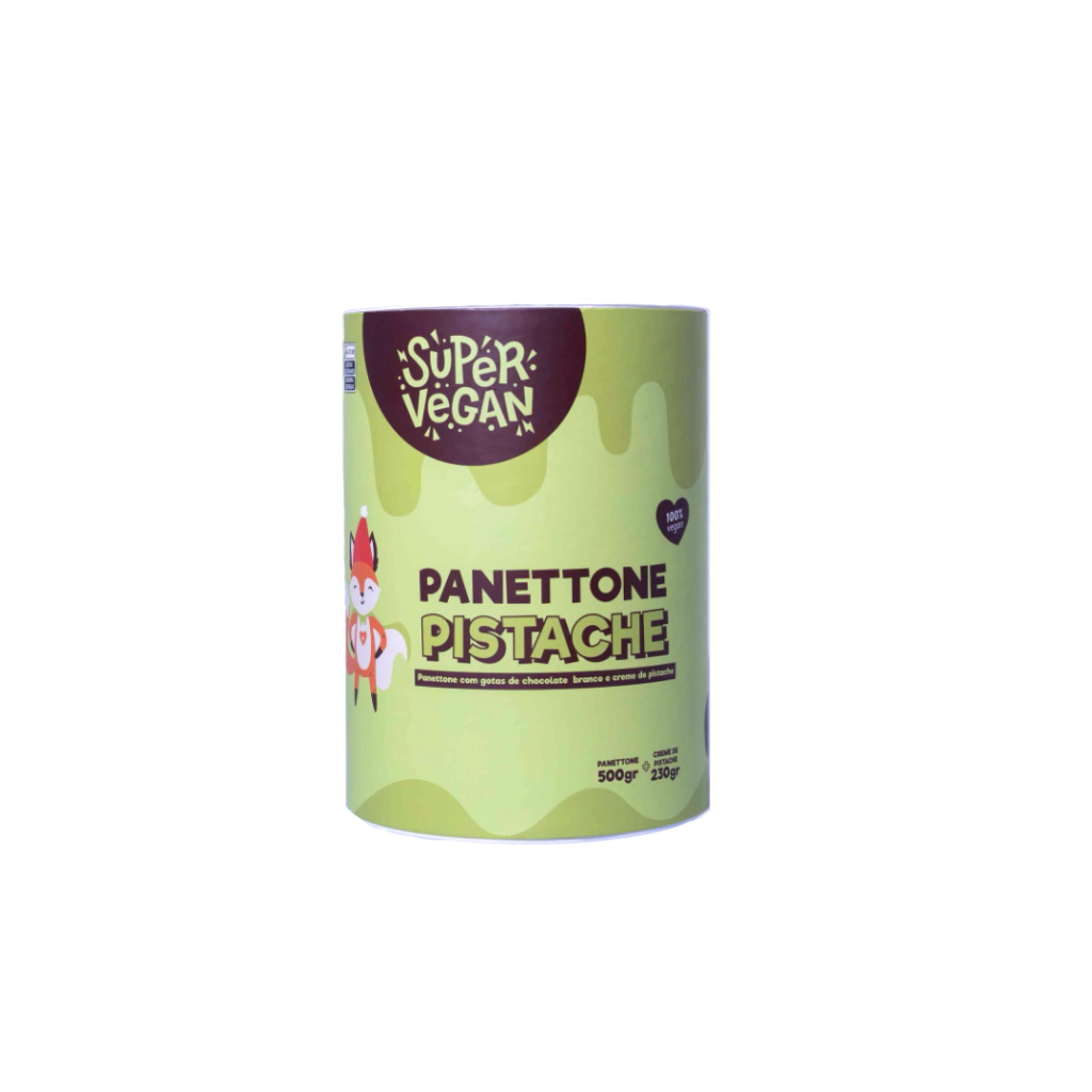 Panettone com Gotas de Chocolate Branco + Creme de Pistache (730gr)