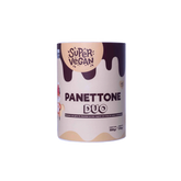 Panettone com Gotas de Chocolate Ao Leite + Creme Branco e Creme de Cacau (730gr)