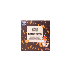 Panettone com Gotas de Chocolate e Recheado de Creme de Avelã (700gr)